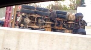 Image of crash on EB 401