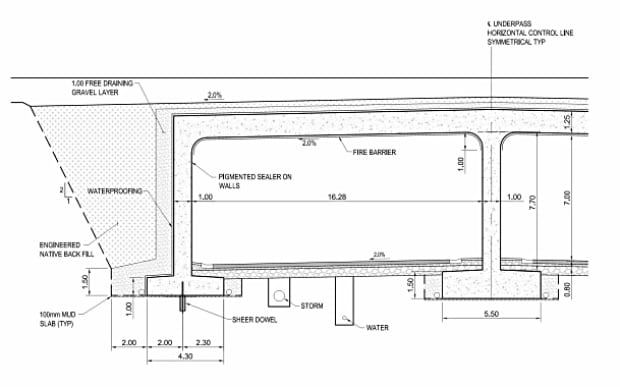 Airport tunnel specs