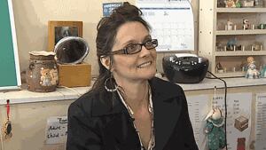 Mary Atkinson, volunteer at Frugal Furnishings