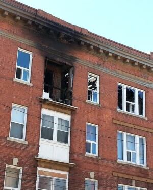 Apartment fire