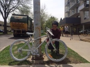 Ghost bike