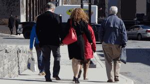 Dennis Oland and his wife, Lisa