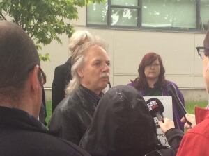 BCTF president Jim Iker on strike