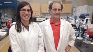 Natalie Lefort and Marc Surette at the University of Moncton are studying Ahiflower oil