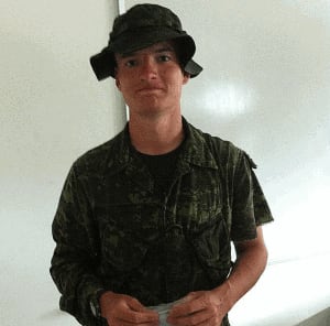 child luring reservist charged