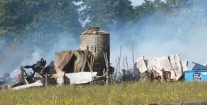 Langley barn fire