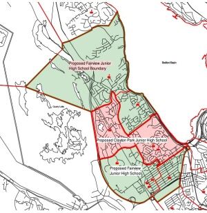 The boundary for Clayton Park Junior High is looking at being expanded.