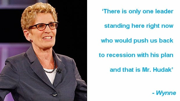 Leaders debate quotes: Kathleen Wynne