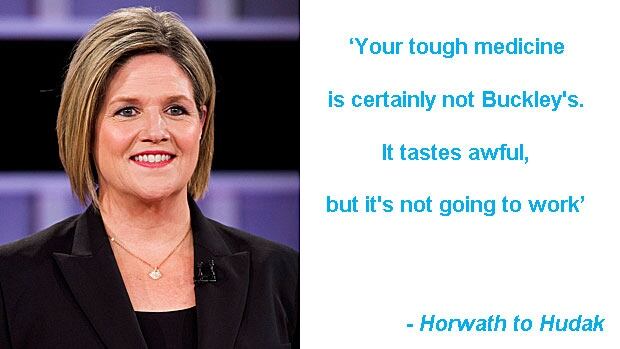 Leaders debate quotes: Andrea Horwath