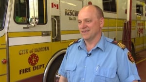 Morden fire chief Andy Thiessen