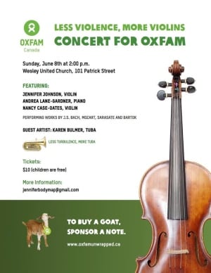 Less Violence, More Violins