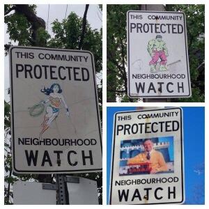 Neighbourhood watch sign