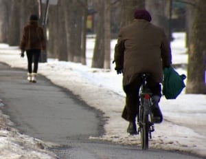 Winter cycling