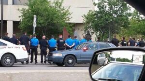 Officers at RCMP headquarters