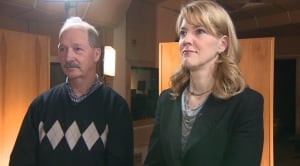 Mike Lee and Victoria Belbin