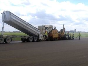 Construction at Winnipeg airport
