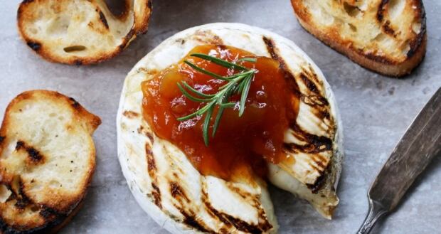 Grilled brie