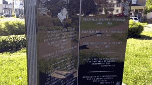 Moncton police memorial in Victoria Park