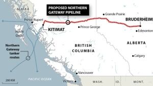 northern gateway map