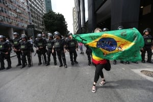 Rio de Janeiro World Cup Protest