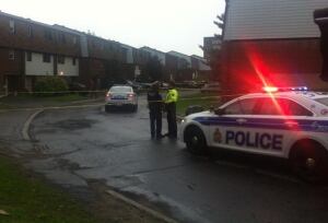 Cedarwood Drive shooting June 17 2014 police car