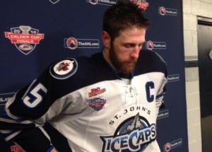 Jason Jaffray speaks with reporters