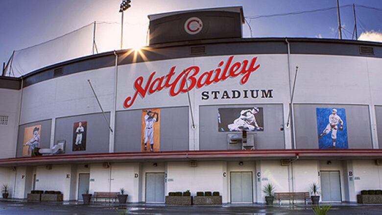 Season first home game between Vancouver Canadians and Spokane Indians at  Scotiabank Field at Nat Bailey Stadium Vancouver , British Columbia Canada  on June 17 2013 . Photographer Frank Pali Stock Photo - Alamy