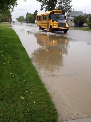 Claresholm flooding