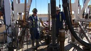 Oil workers