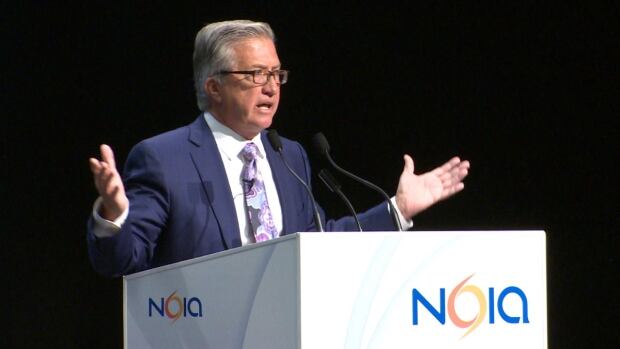 Danny Williams at NOIA conference