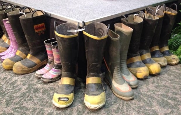 Rubber boots