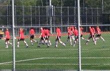 The fields next to Fortius Sport in Burnaby are equipped with cameras to track athlete movements