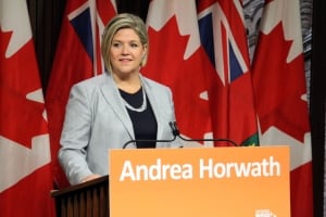Andrea Horwath NDP leader re not supporting budget