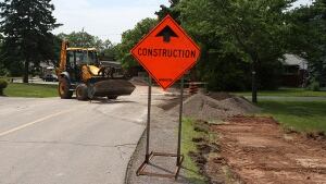 Sidewalk construction