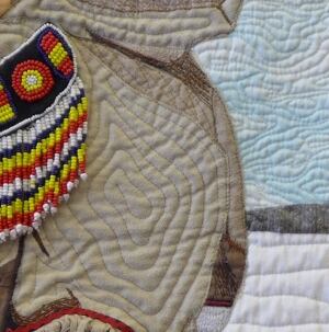Veronica Puskas quilt (detail)