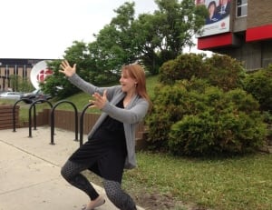 Tiffany Staropoli dancing