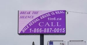 male sexual abuse billboard timmins