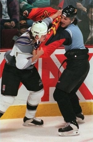 Gino Odjick fight