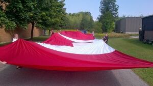 Giant flag