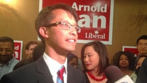 Arnold Chan elected in Scarborough-Agincourt