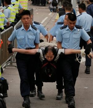 Hong Kong China Tension