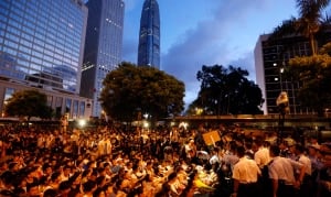 Hong Kong China Tension