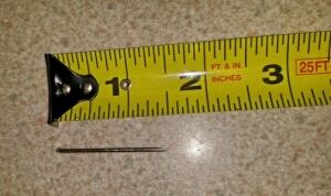 Needle in roast beef - measurement