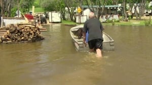 Crooked Lake flood 2014