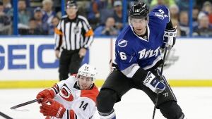 Teddy Purcell Tampa Bay NHL Edmonton Oilers AP