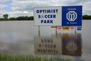 Optimist soccer park, July 2, 2014
