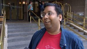 Andrew Gurudata, guest at Holiday Inn hotel