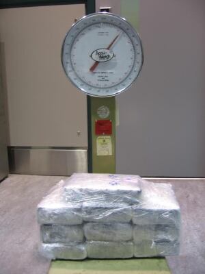 12 kilograms of 'suspected cocaine' seized at Pearson