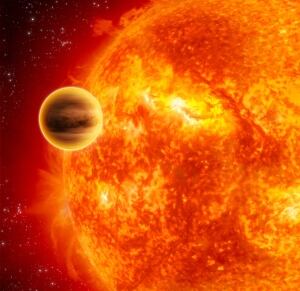 Water, water everywhere - on an extrasolar planet
