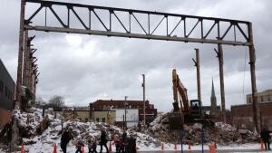 Paramount Theatre demolition